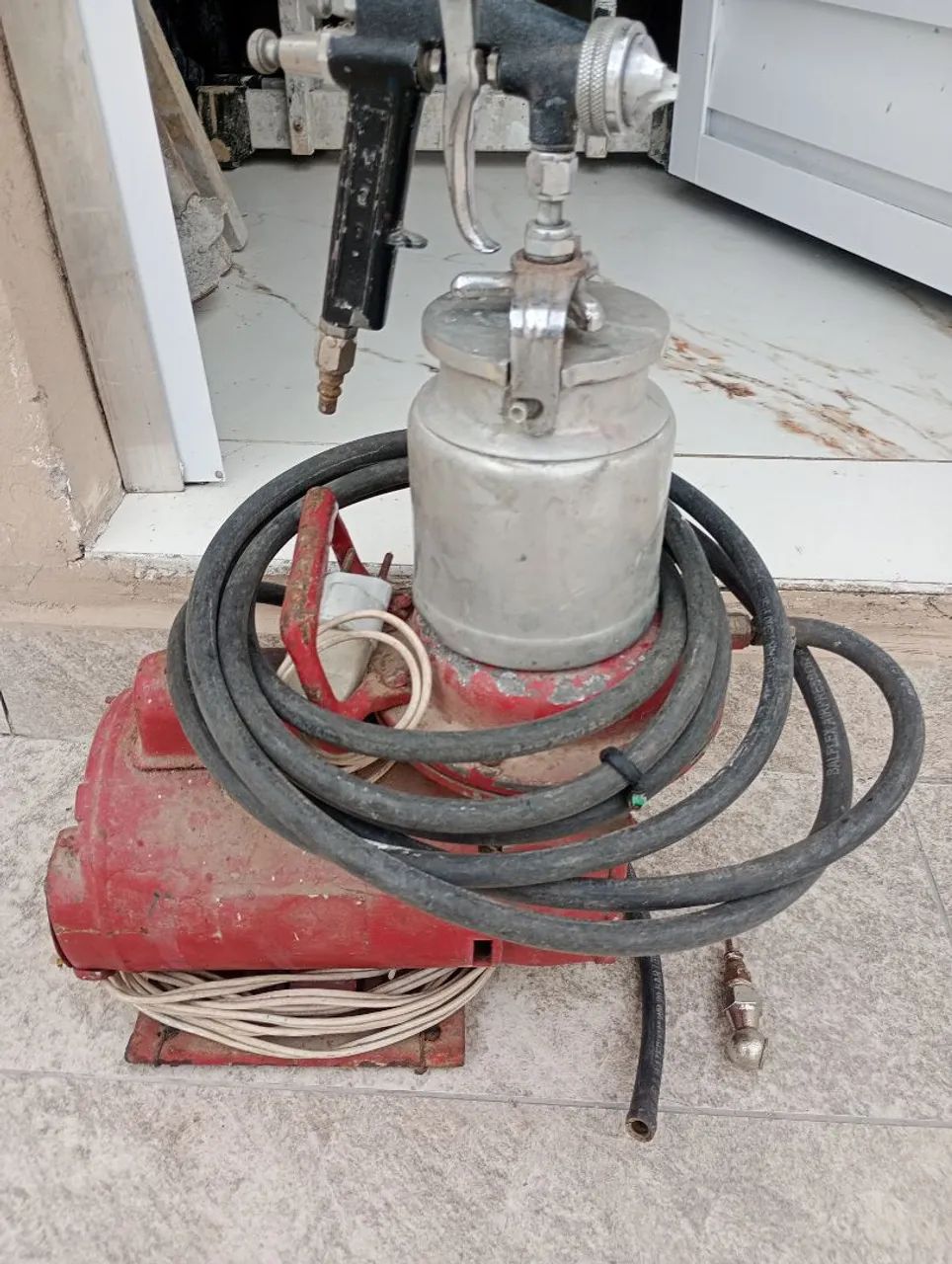 Motor de compressor de ar para pinturas em geral 