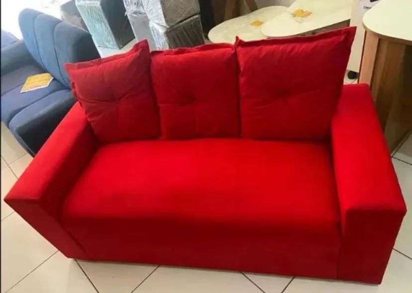 Sofá 3 lugares almofadas soltas !  - Foto 2