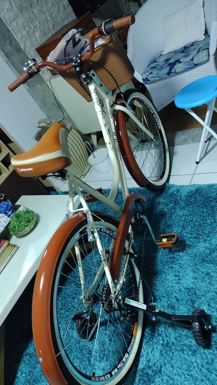 Bicicleta Retrô Vintage com Design Clássico