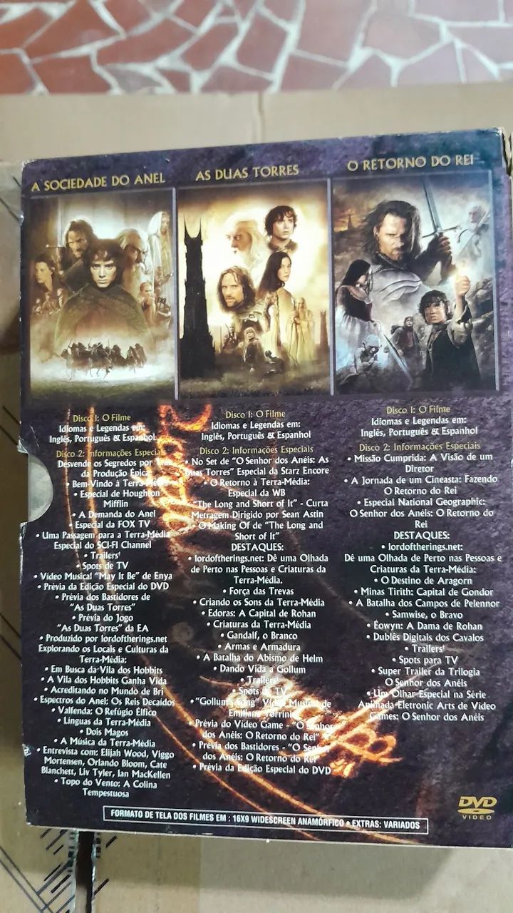 Dvd box Senhor dos aneis - 6 Dvds - Foto 2