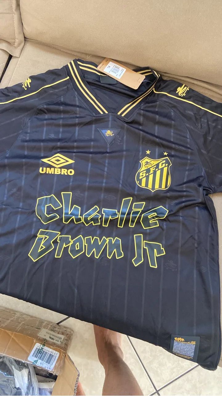 Camisa do Santos Charlie Brown JR 1:1 - Foto 2