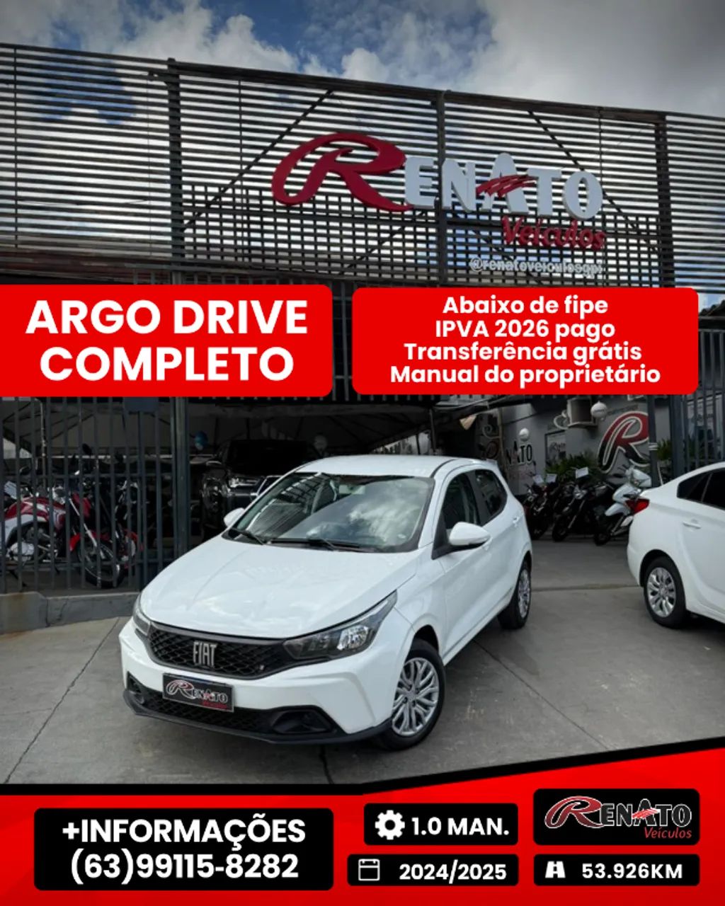 Fiat Argo Drive 1.0 6V Flex 2025