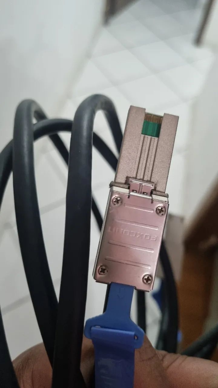 Cabo Mini Sas26p Sas Sff-8088 Para Sff-8088 X 2mts - Foto 3