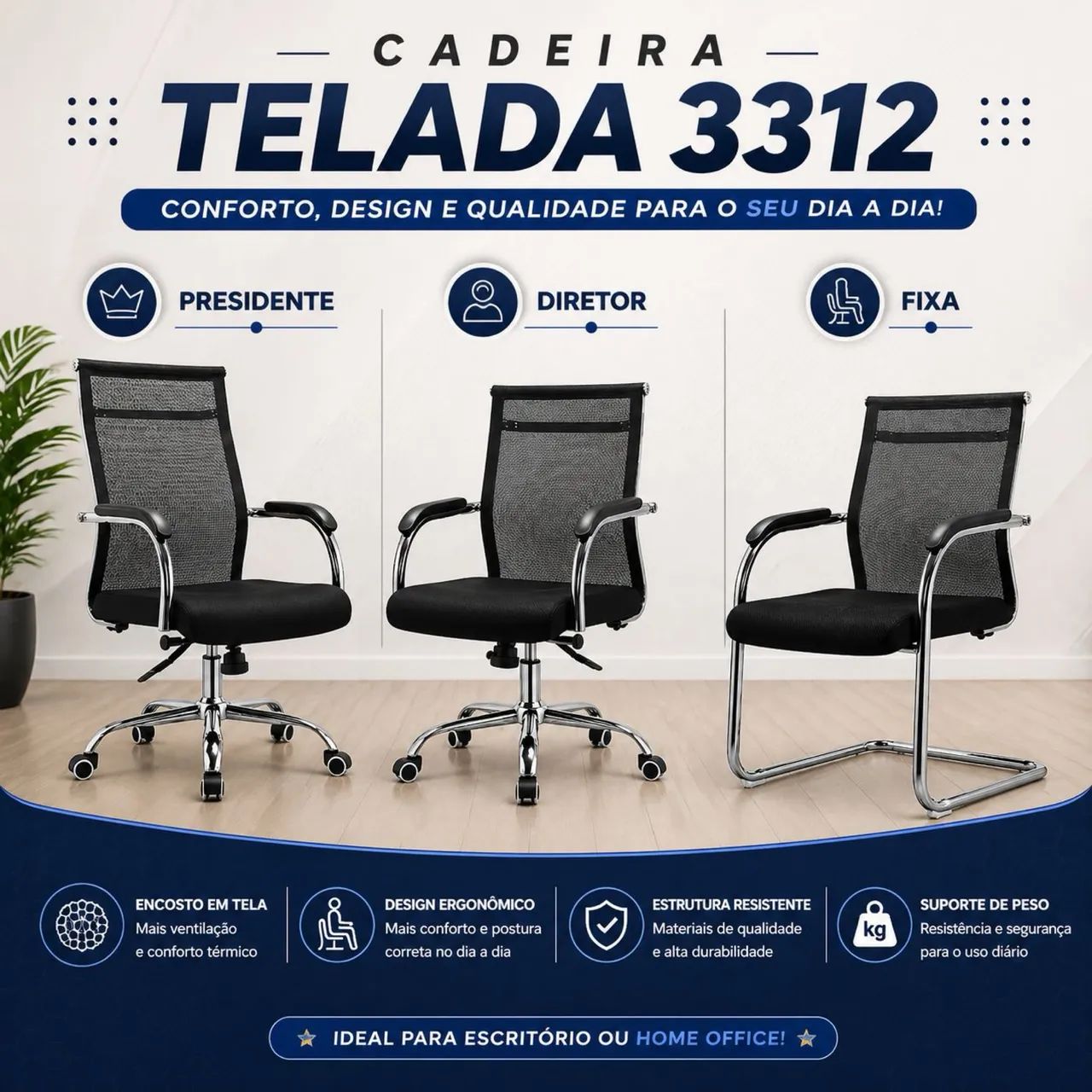 CADEIRA TELADA