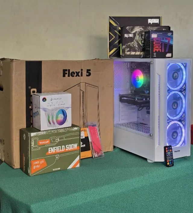 PC Gamer i7, Novo Zero, RGB - Foto 4