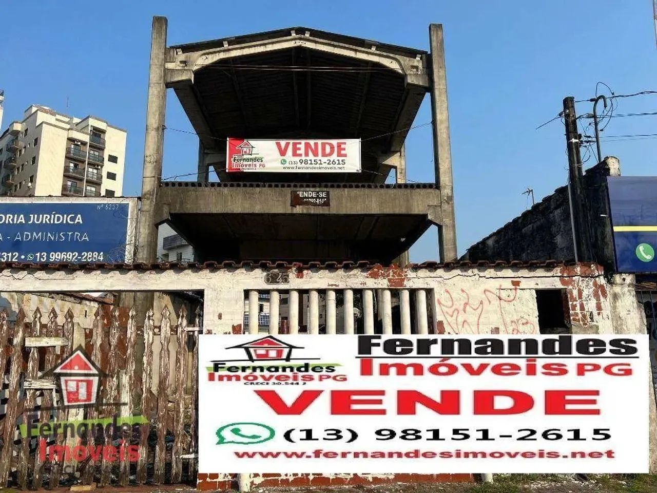 Terreno com galpão à venda na Avenida Kennedy 187 m² por R$ 1.500.000 Tupi Praia Grande SP - Foto 5
