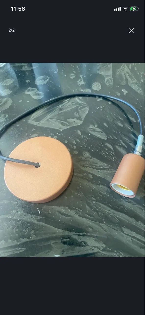 Luminária pendente pequena 