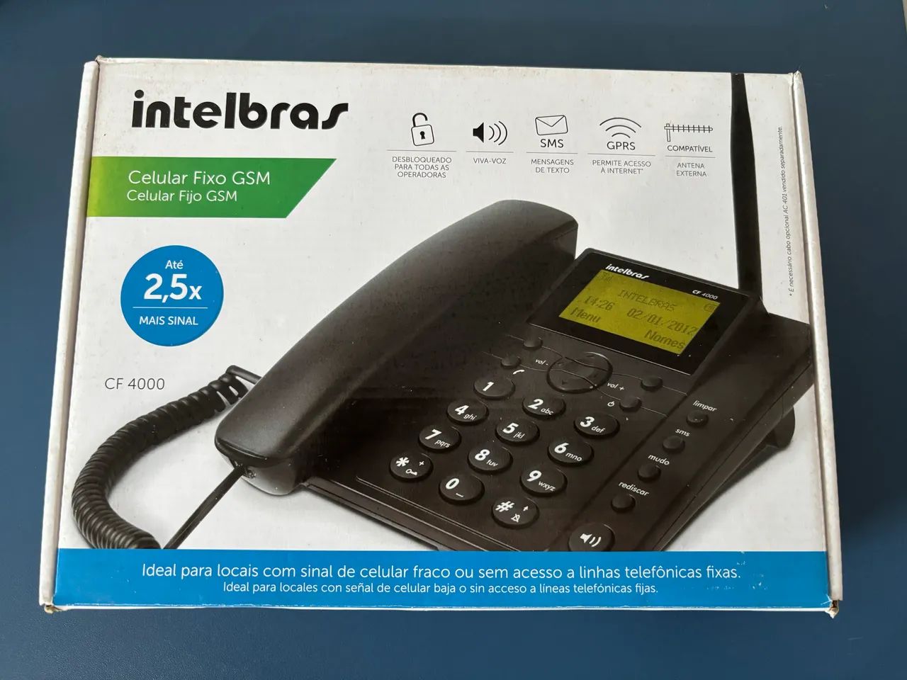 TELEFONE FIXO DE MESA INTELBRAS - Foto 2