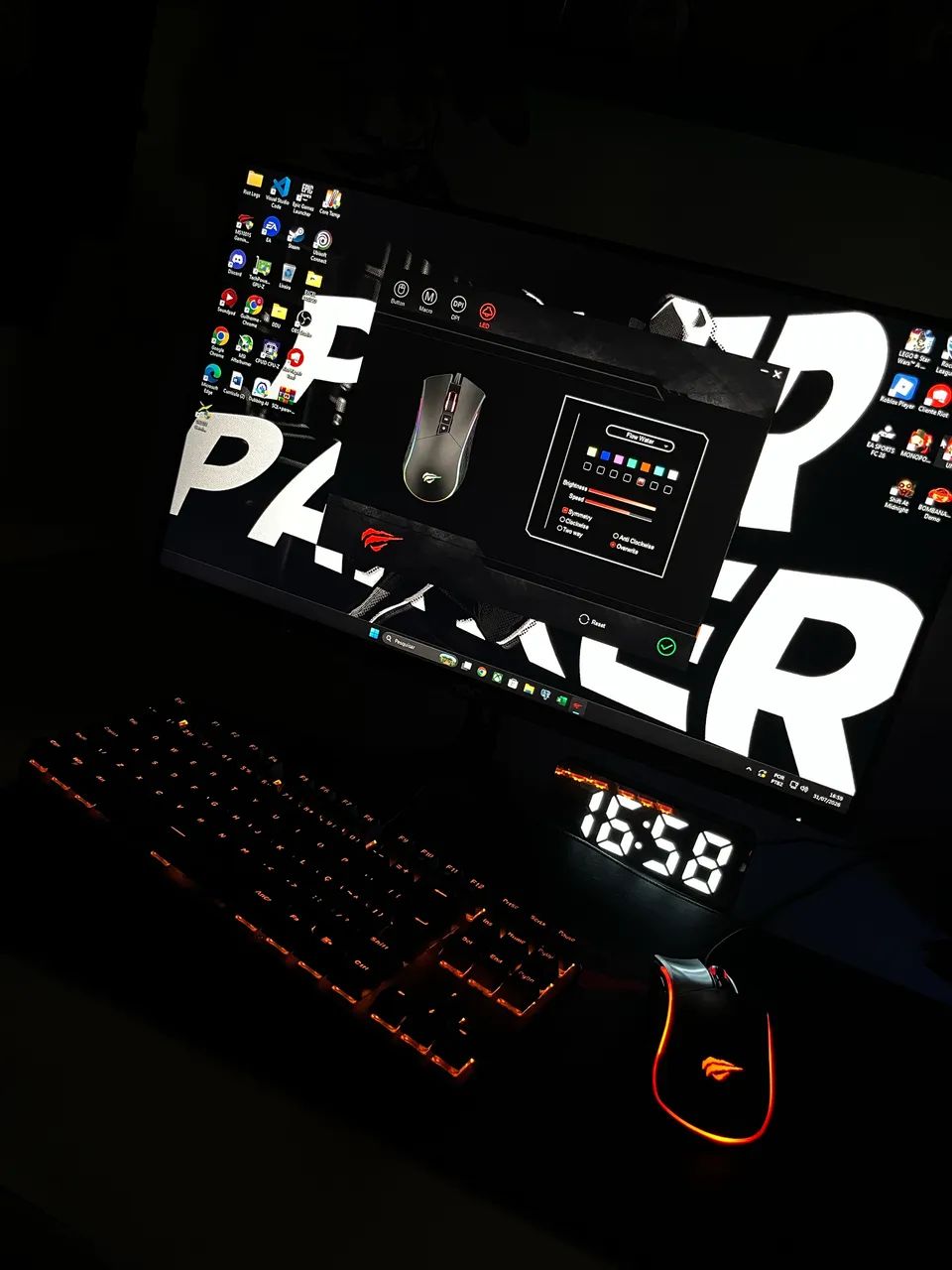 Kit Mouse e Teclado Gamer *Ler Descrição*