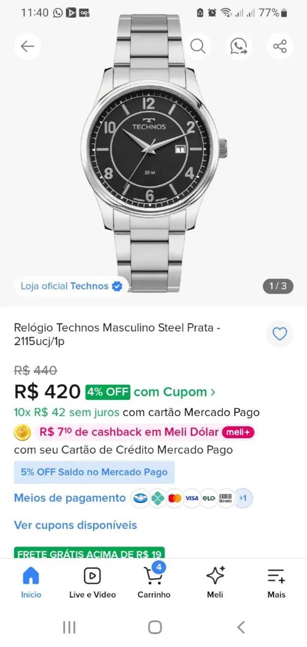 Relogio  - Foto 2