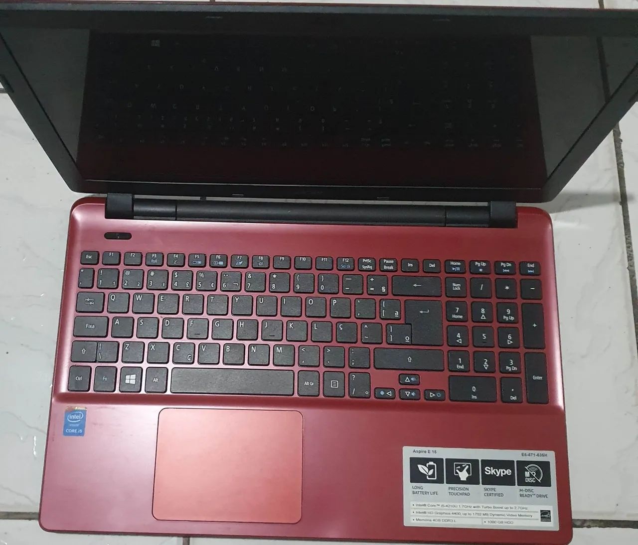 Notebook Acer core i3 4 geração 15.6 polegadas funcionando para estudos trabalho - Foto 2