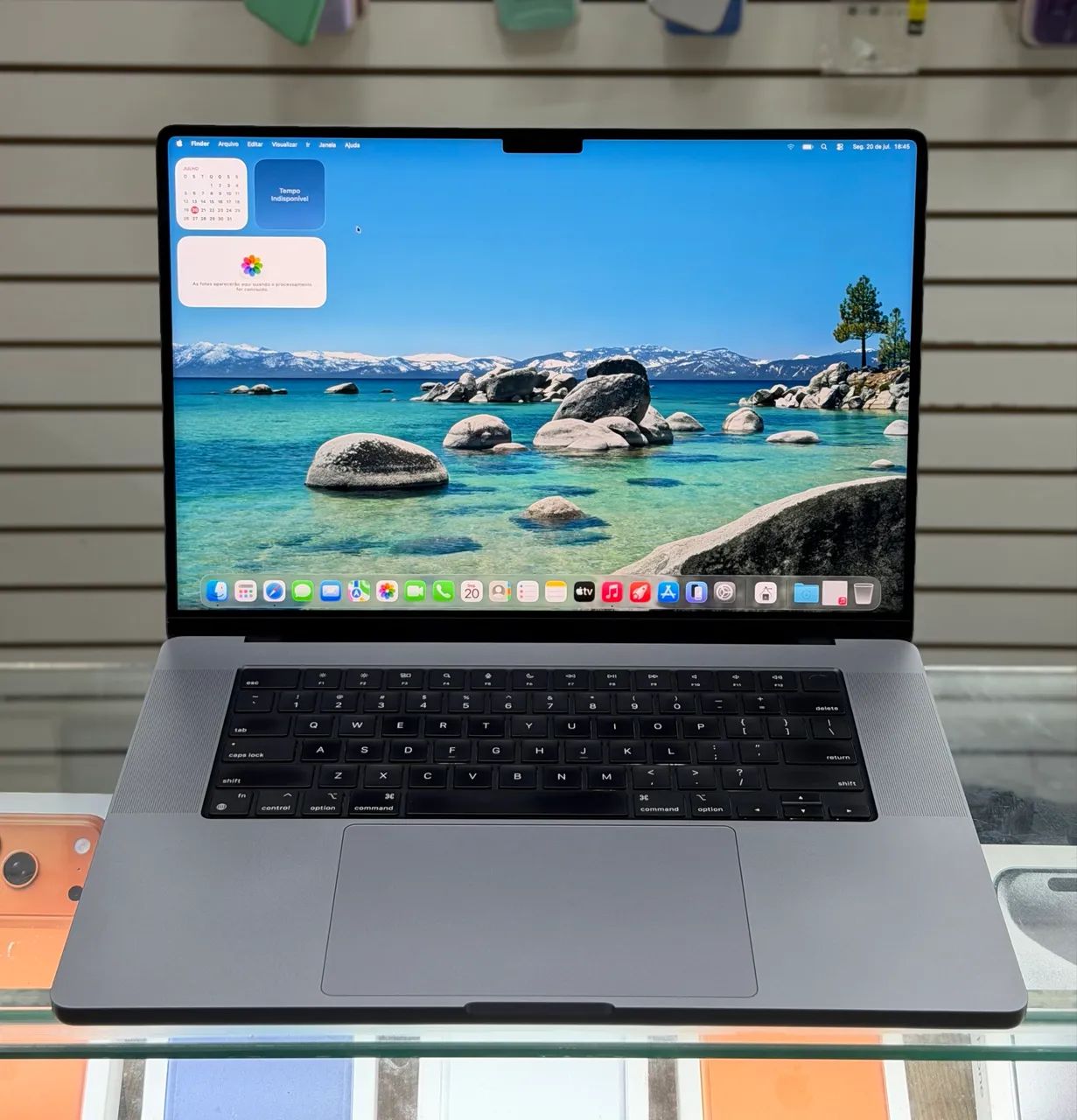 Macbook pro 16 polegadas chip m1 pro 16gb / 512gb saúde da bateria
