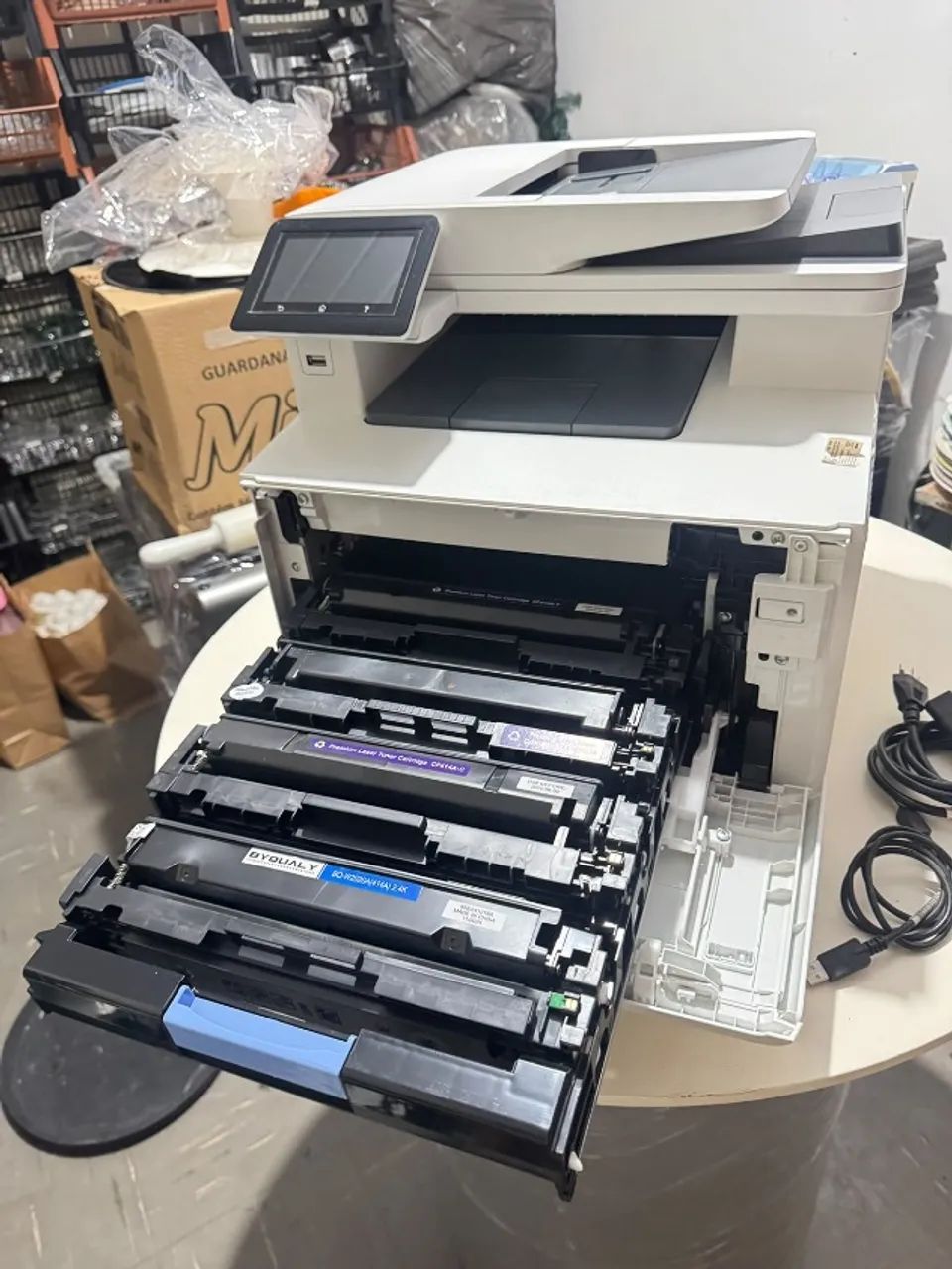 Impressora Multifuncional HP laserjet pro m479fdw - Foto 3