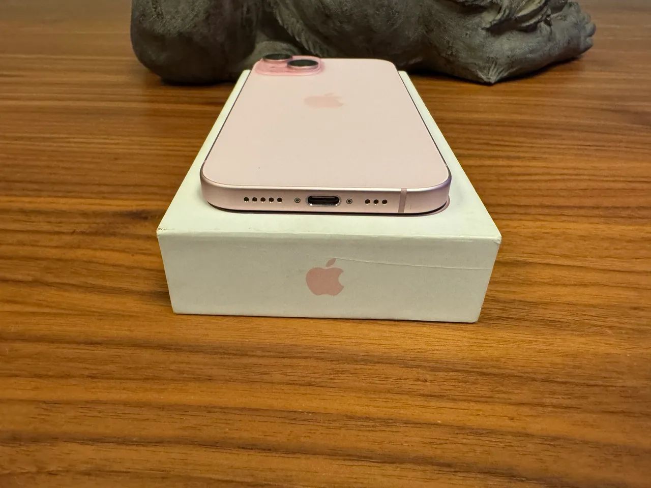 Iphone 15 128GB Rosa 90% C/Caixa - Foto 4