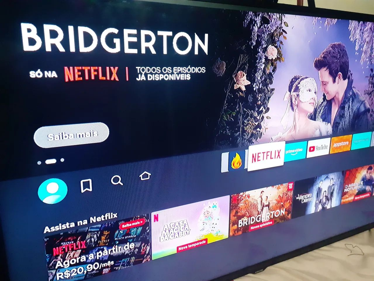 TV SAMSUNG 48POULGADAS FULLHD vai com fire stick