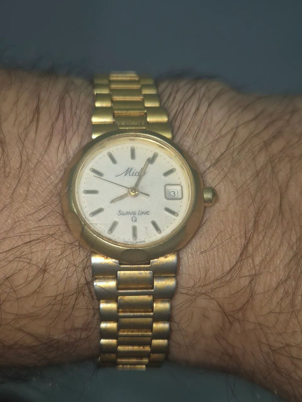 Relógio MIDO SWING LINE  À QUARTZ   -   FUNCIONANDO PERFEITAMENTE - Foto 4