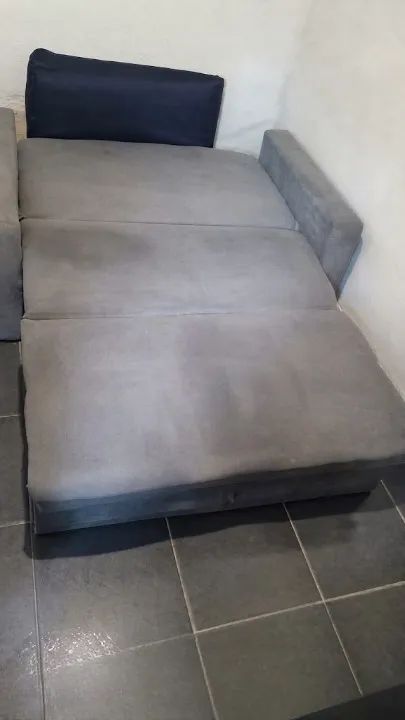 Sofá cama casal com baú - Foto 4