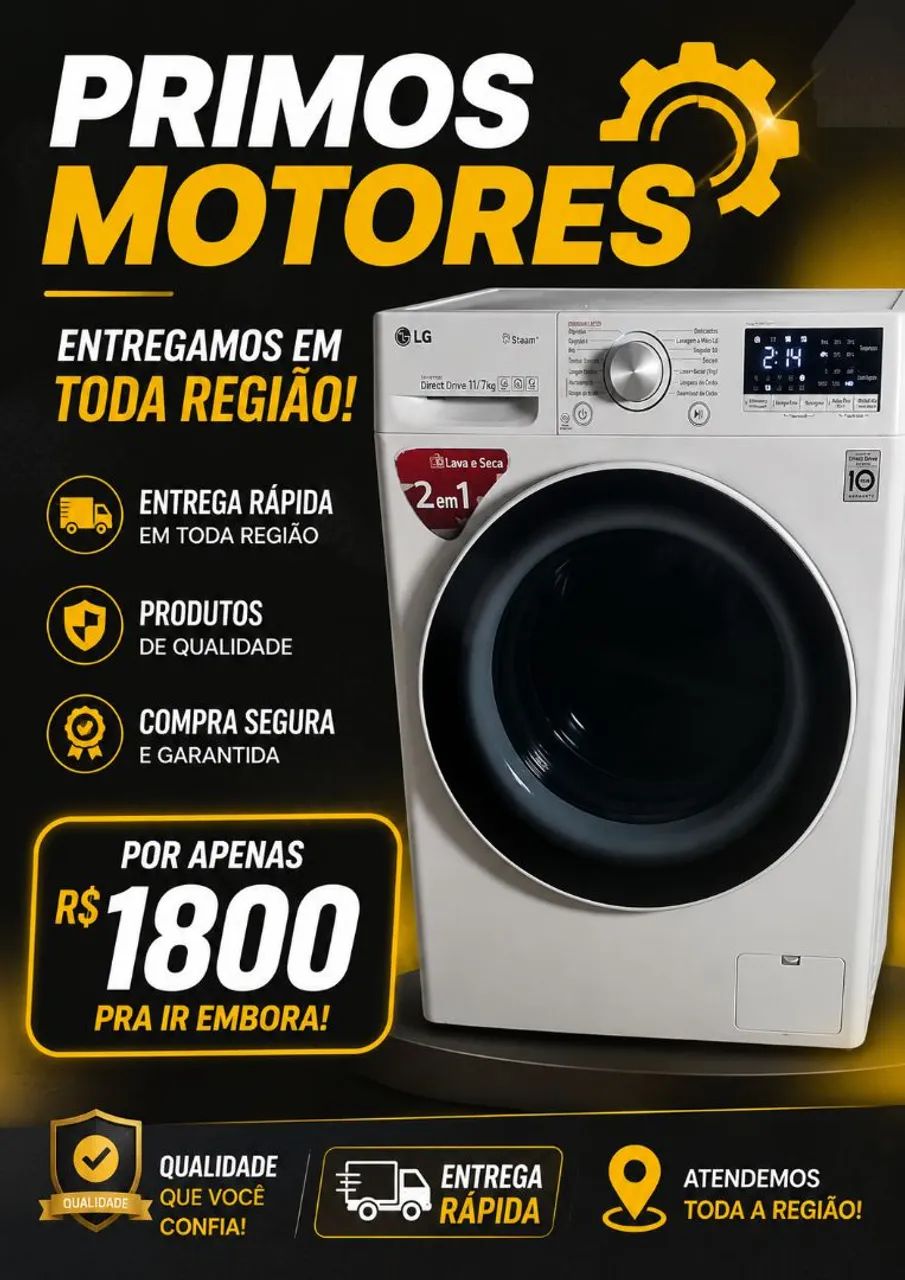 Máquina lava e seca 