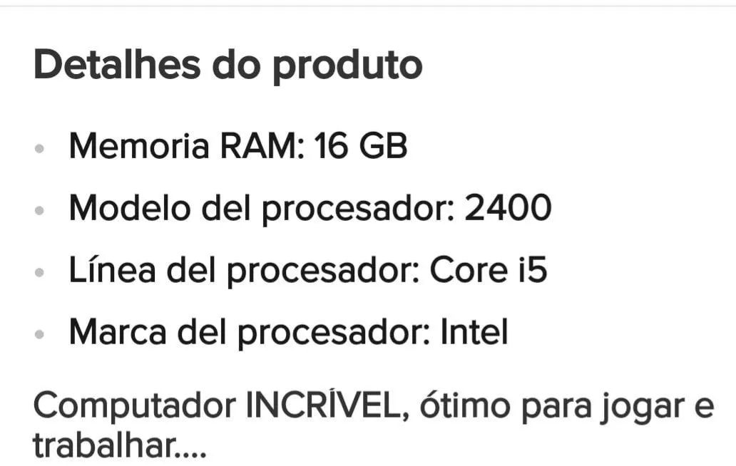 Computador de mesa  - Foto 2