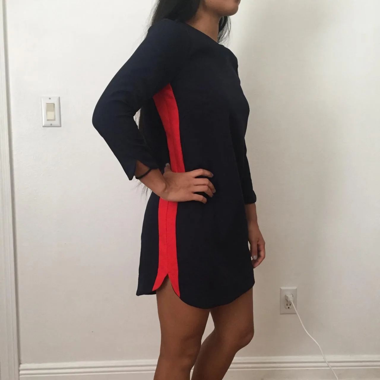 Vestido H&M AZUL SOCIAL 