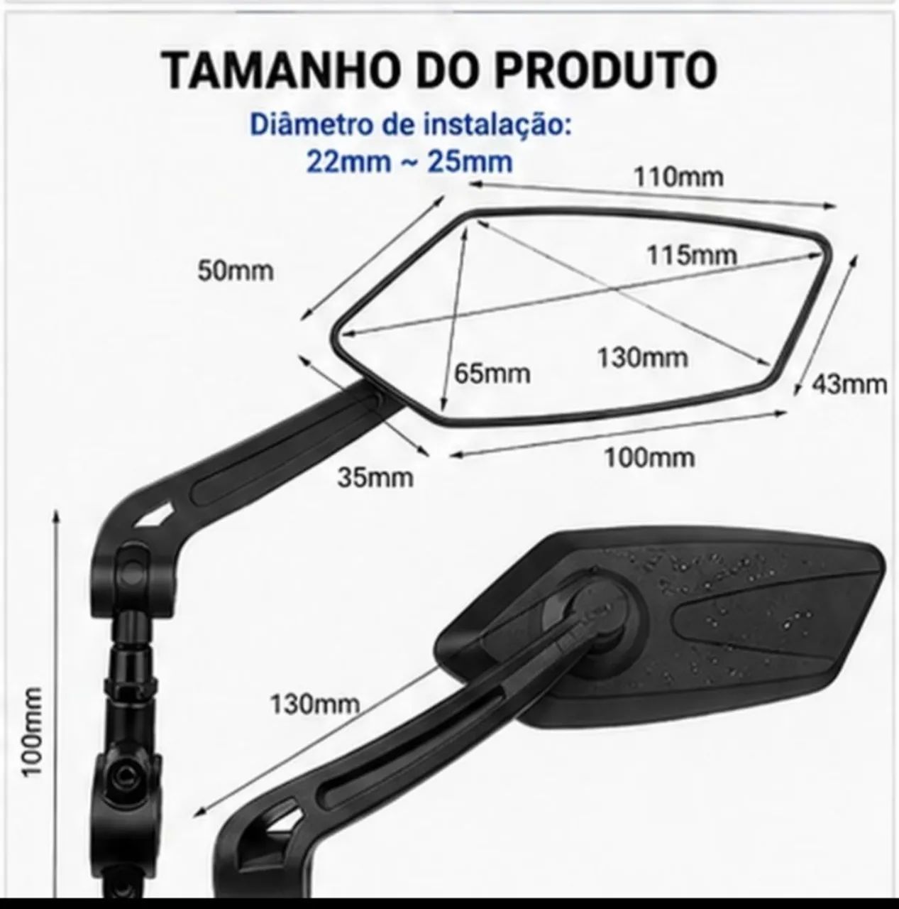 Retrovisor Bicicleta - Foto 3