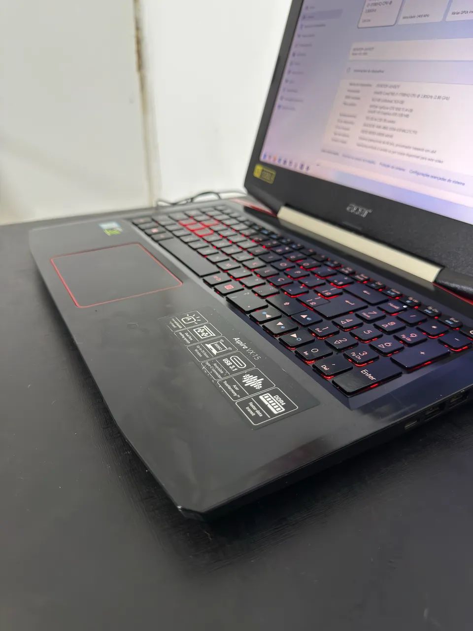 Notebook acer i7 + 16gb de ram - Foto 2