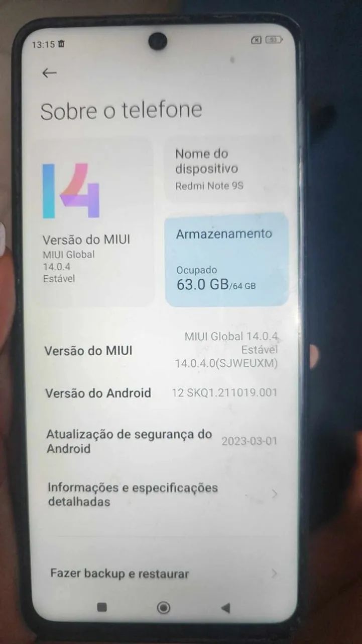 Redmi Note 9s  - Foto 2