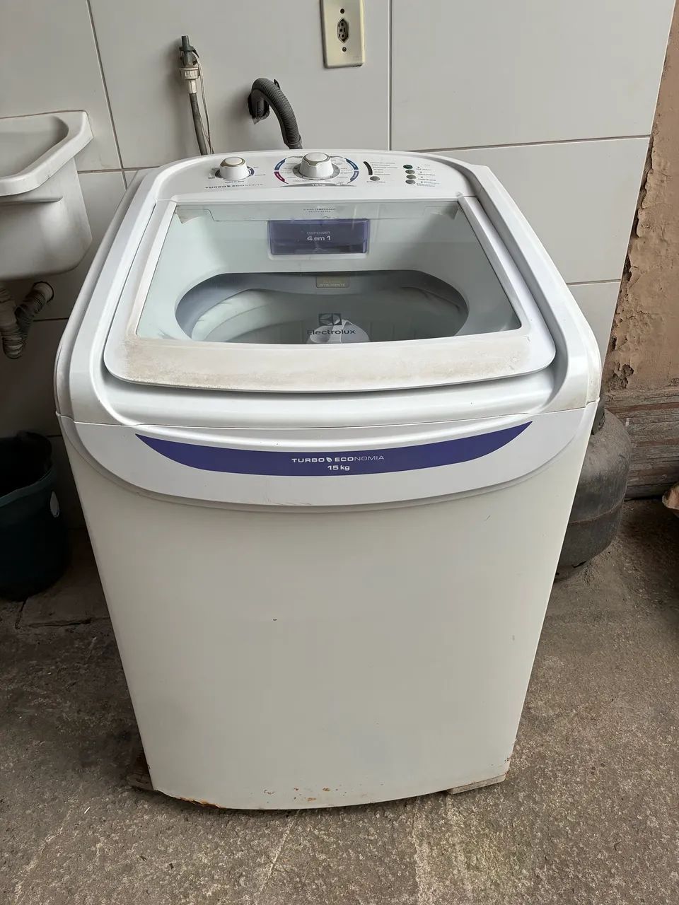 Máquina de lavar 15kg leia a descrição 