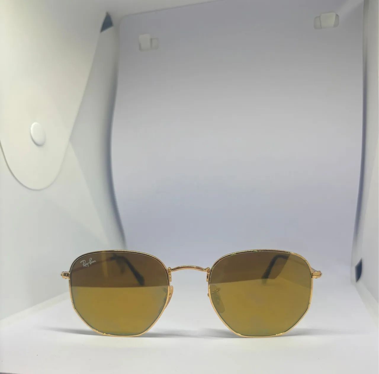 Óculos de sol Ray-ban unisex, importado estrutura hexagonal - Foto 5