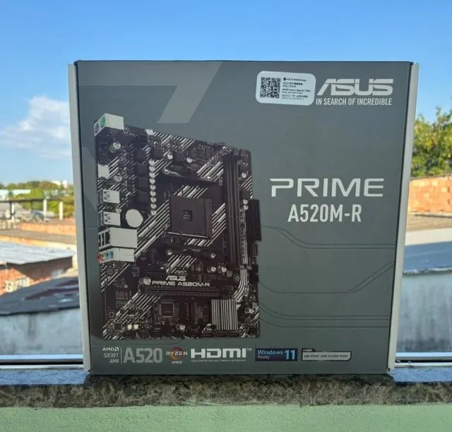 Placa Mãe Asus A520M-R (Nova / Lacrada) - Foto 3