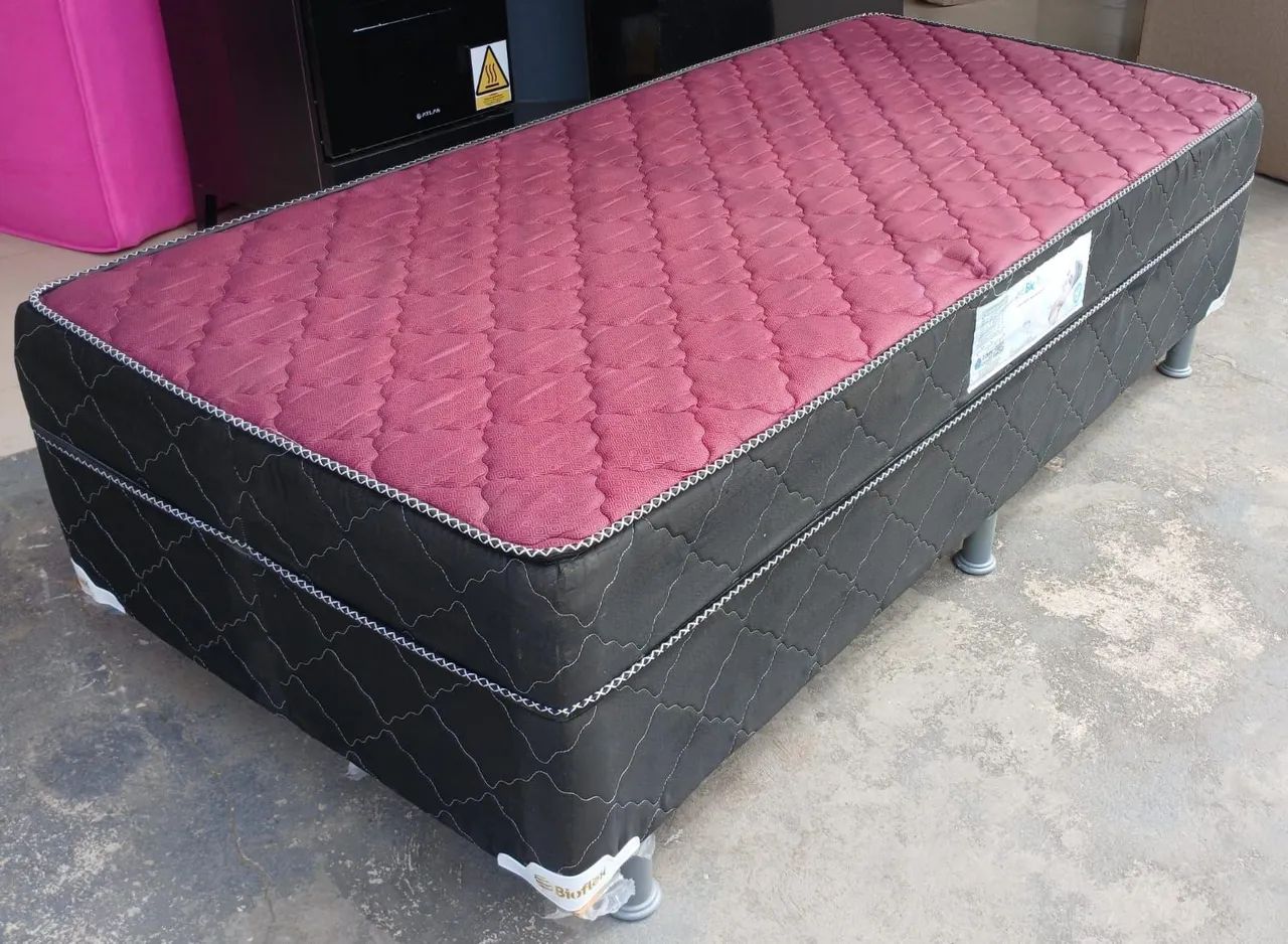 Cama box solteiro marca BIOFLEX SEMI-NOVA.  FAÇO A ENTREGA * 