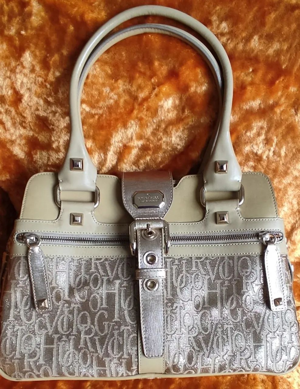 Bolsa Original Victor Hugo Tommy Dourada  - Foto 4