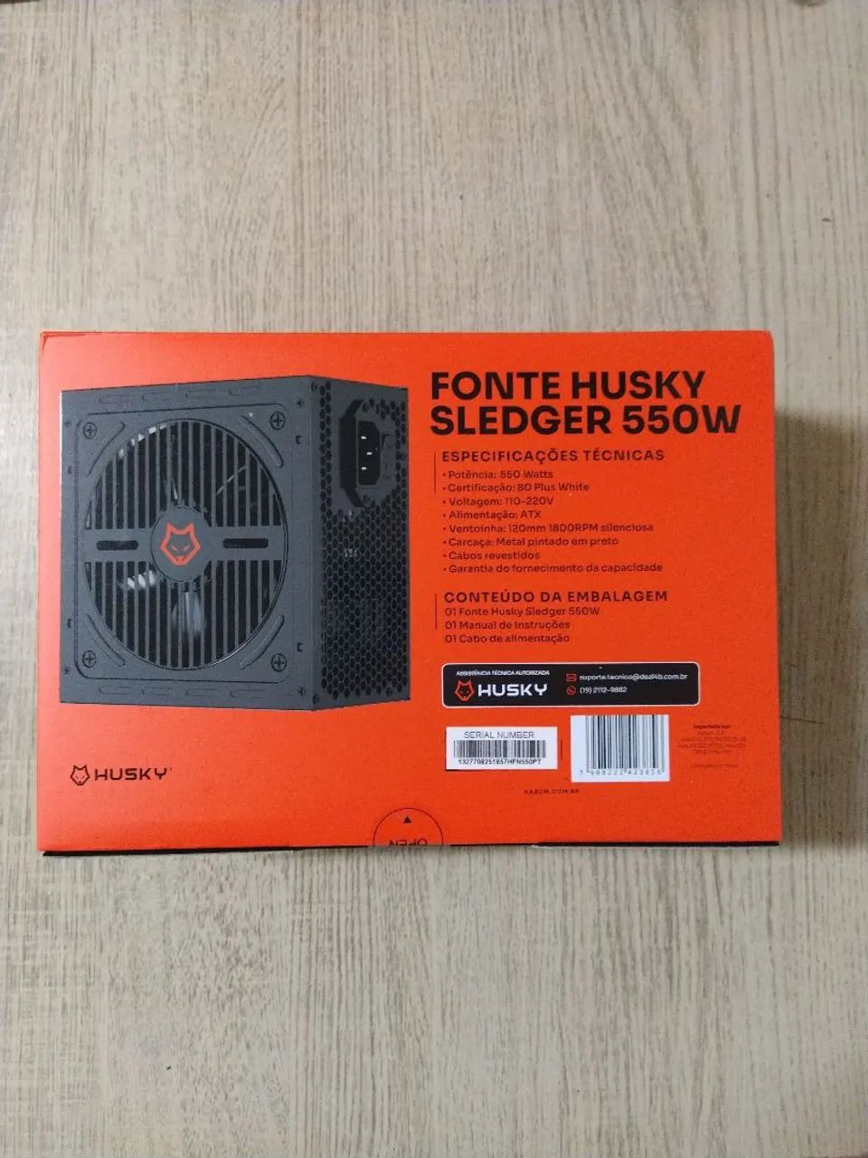 Fonte 550w 80 plus  - Foto 5