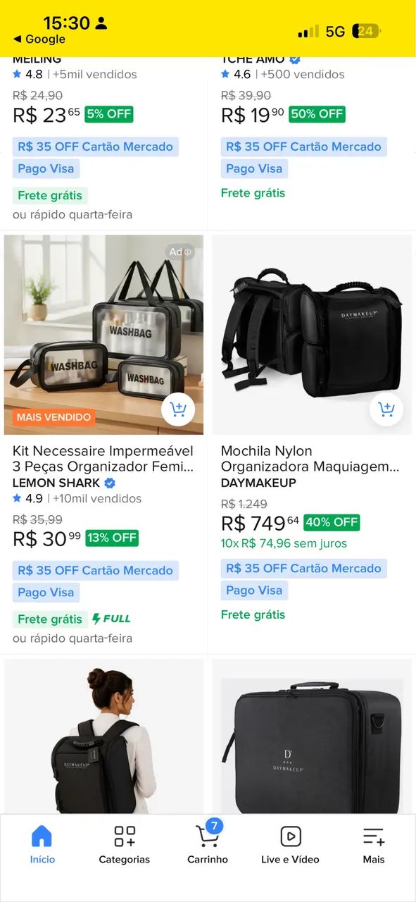 Mochila Maquiagem Day makeup  - Foto 3