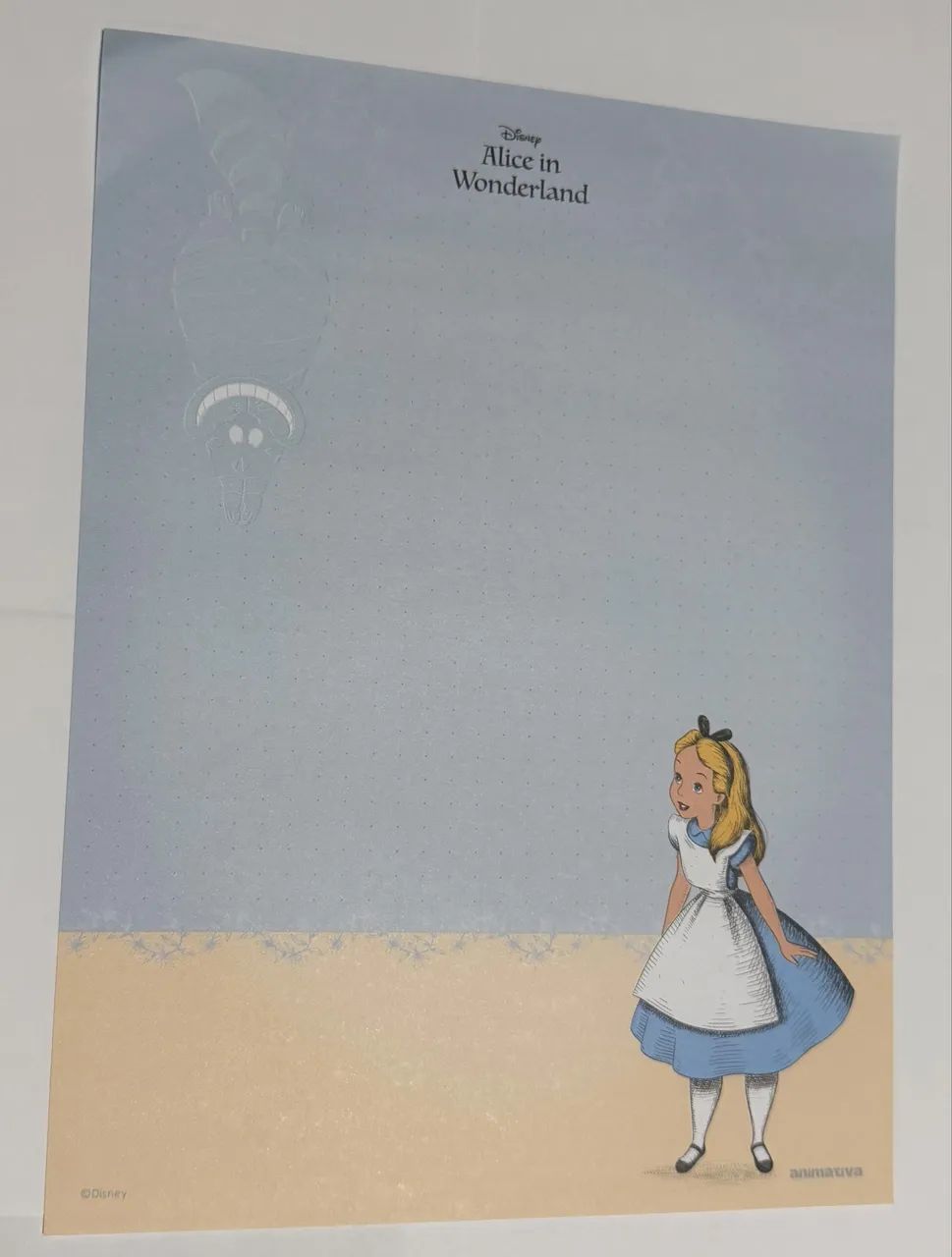 Papel de carta Alice in Wonderland Animativa