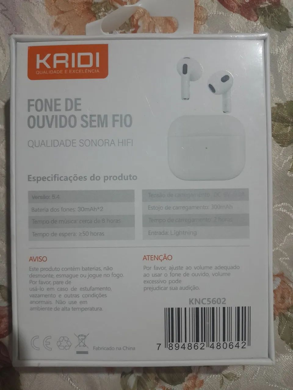 Fone de ouvido Bluetooth sem fio - Foto 3