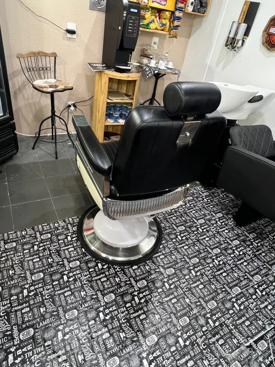 Cadeira Poltrona P Barbearia   - Foto 5