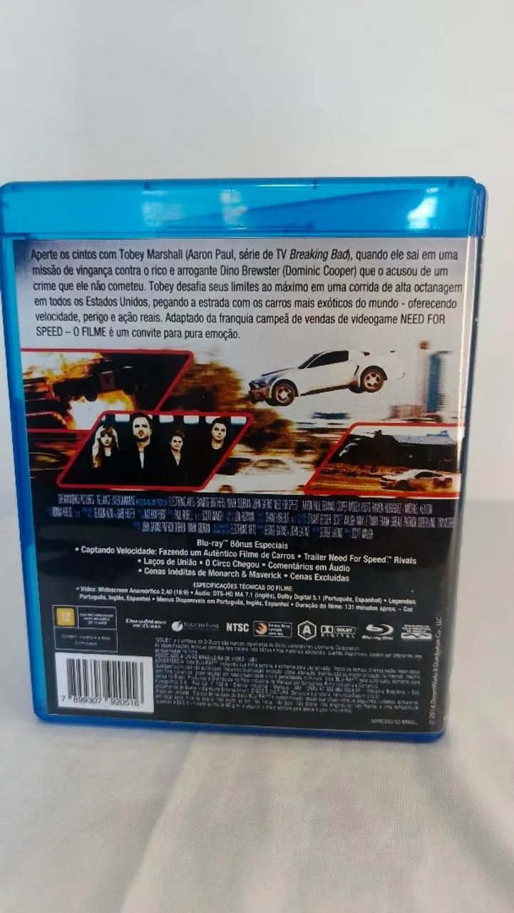 Bluray Need for Speed - O filme - Foto 3