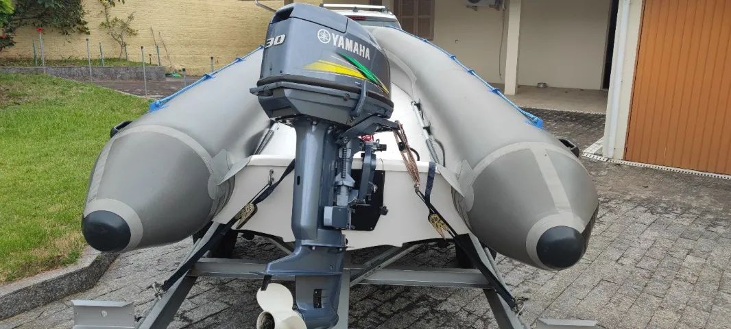 Bote Inflável Flyboat 4.20  com motor Yamaha 30 hp 2023 - Foto 3