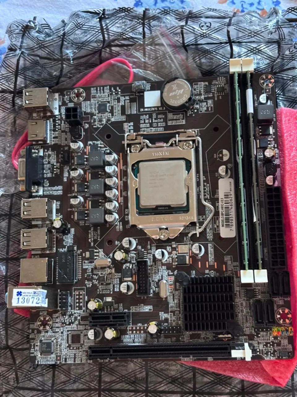 placa mae 1155 h61  - Foto 2