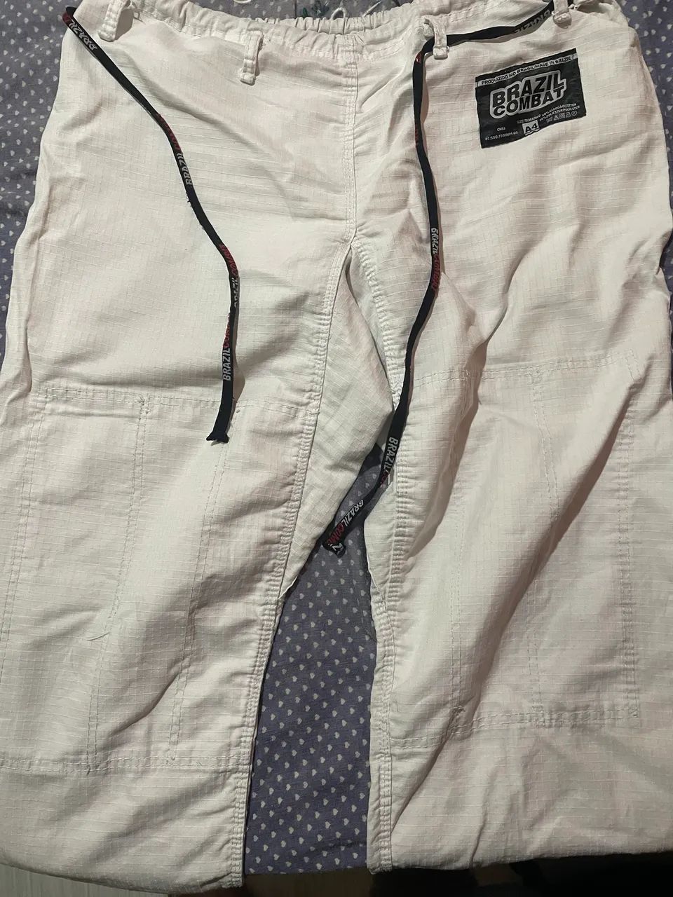 Kimono A4 Branco Brazil Combat - Foto 4