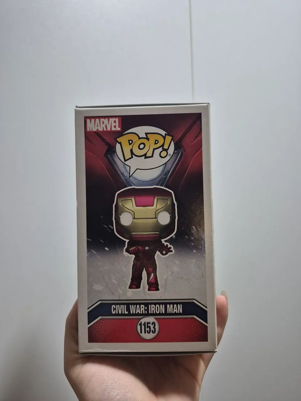 Funko Pop 1153 Civil War Homem de Ferro Marvel - Foto 2
