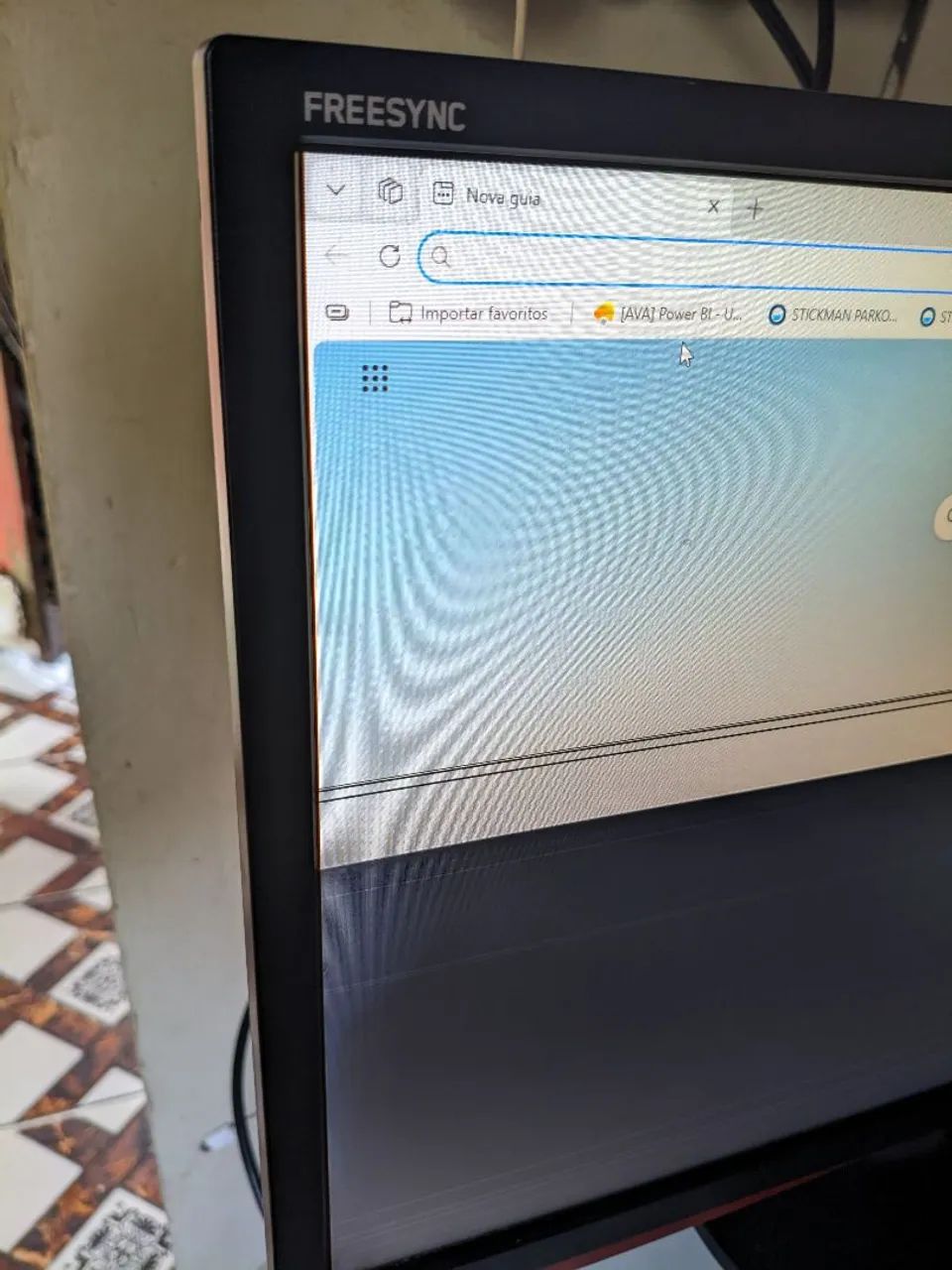 Monitor AOC G2460VQ6 24? com defeito na tela - Foto 3