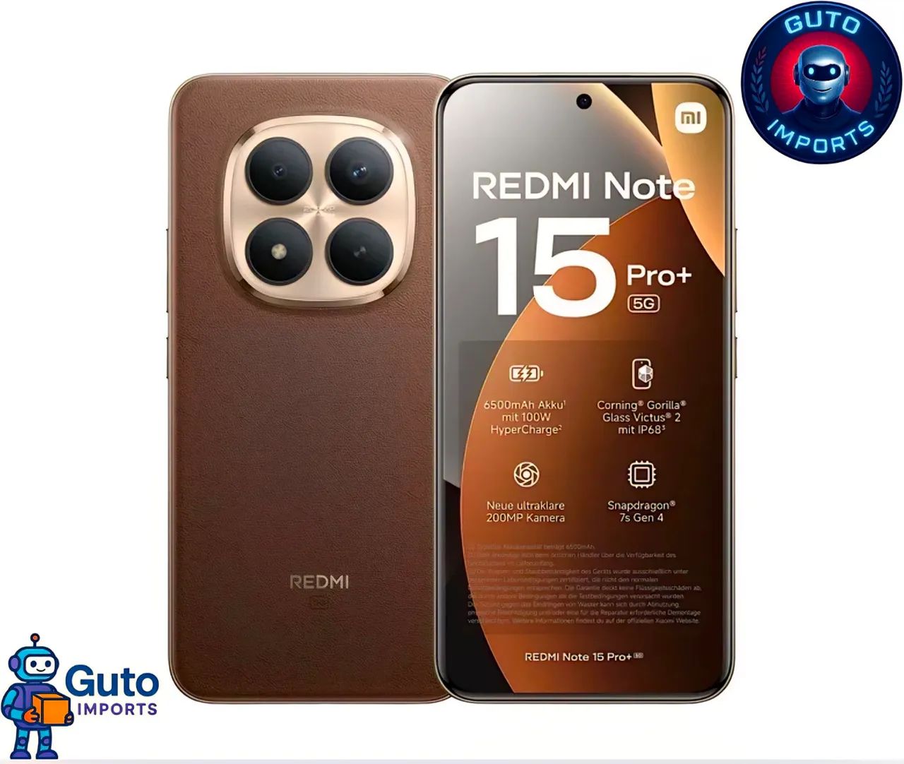 Xiaomi Redmi Note 15 Pro+ 5G 512GB/12ram- Versão Global Novo
