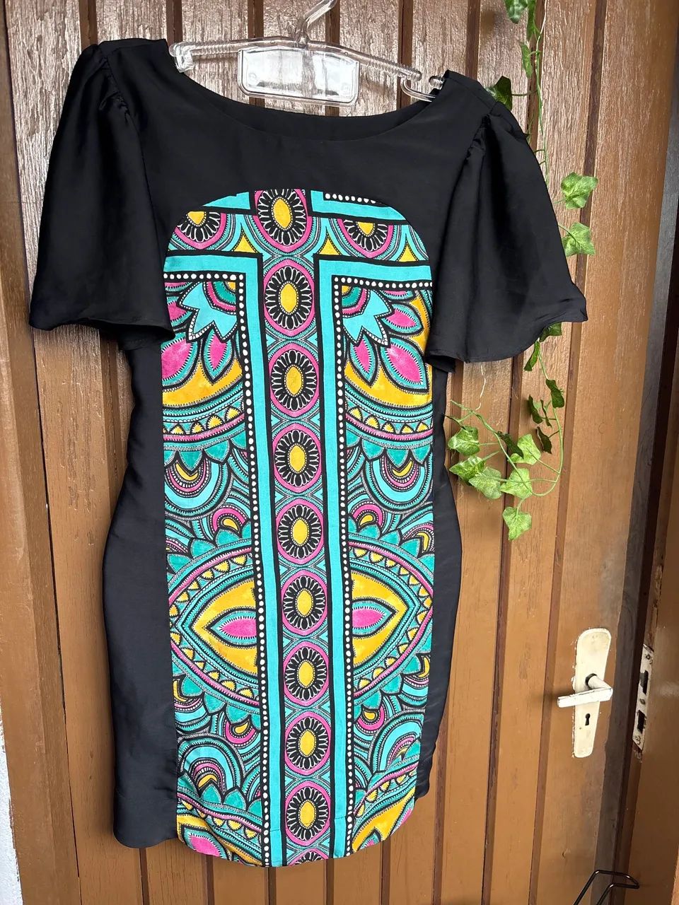 vestido farm preto estampado p - Foto 2
