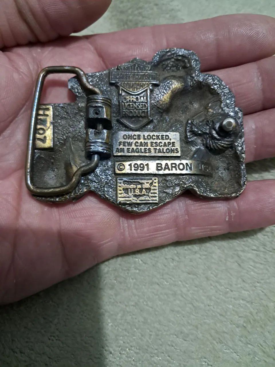 Fivela original Harley Davidson.  - Foto 3