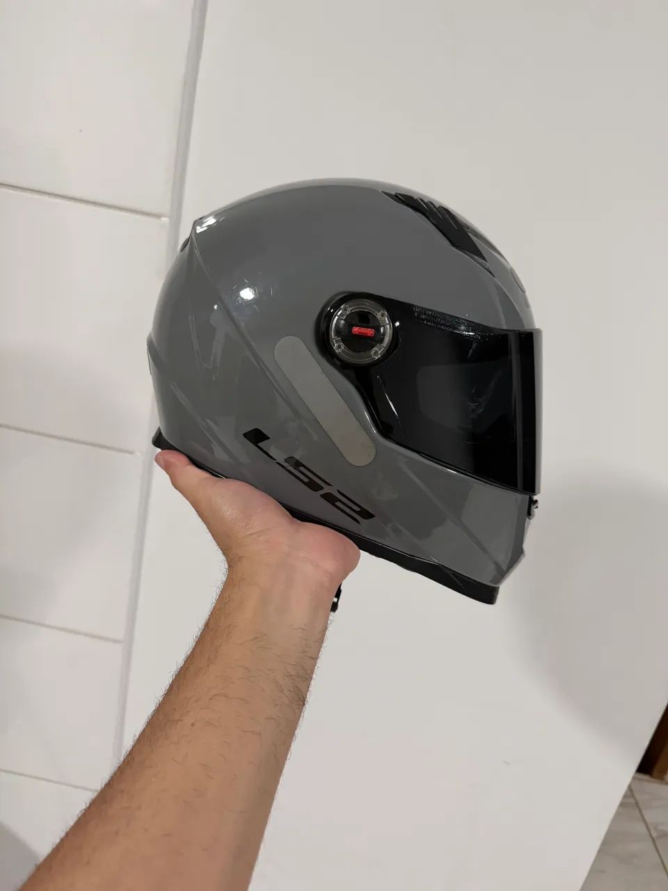 Capacete LS2 Cinza 