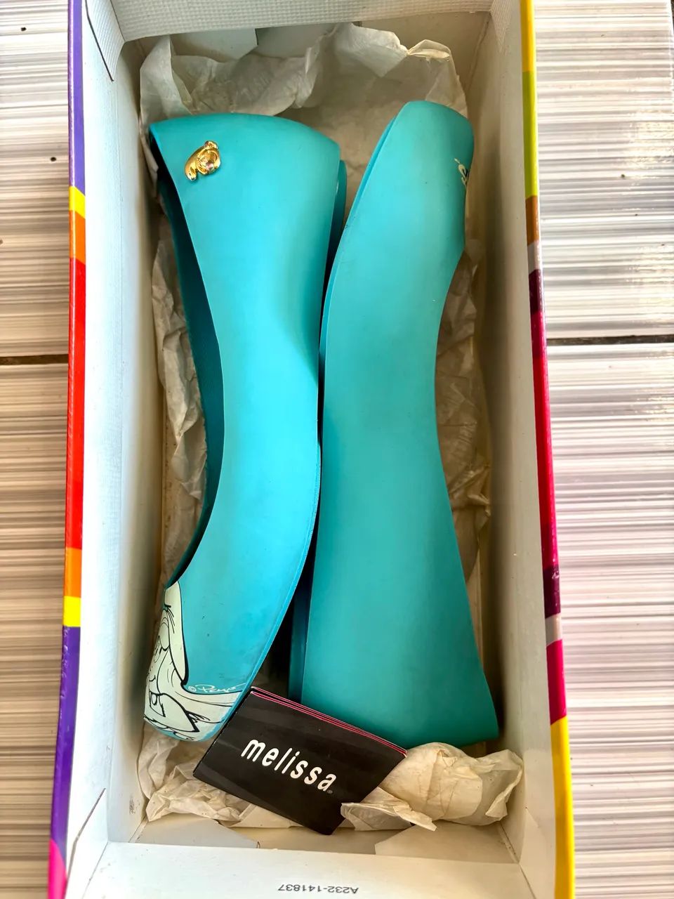 Melissa Smurfs Azul Original Tam 36 - Foto 5