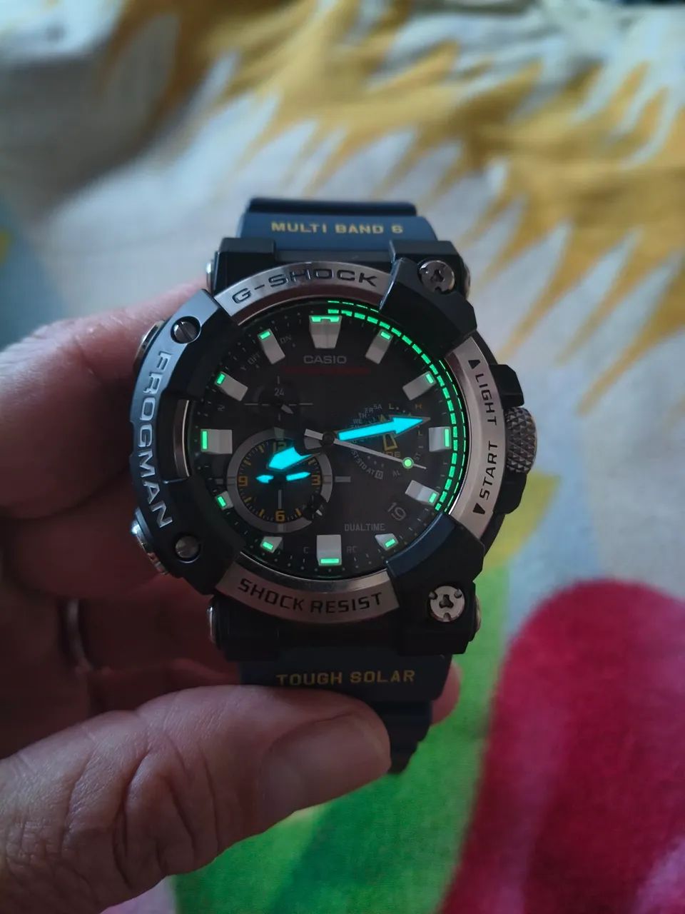 RELÓGIO CASIO G SHOCK FROGMAN CARBON CORE GUARD GWFA1000 ORIGINAL  - Foto 2