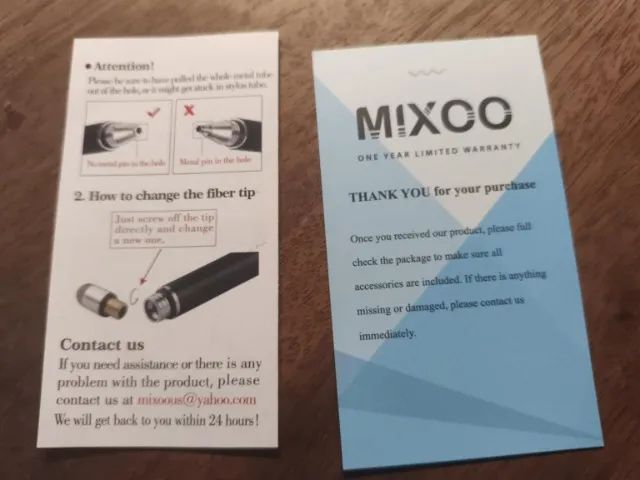 Kit 2 Canetas Stylus MIXOO para Tablet e Celular + Pontas Extras - Foto 4